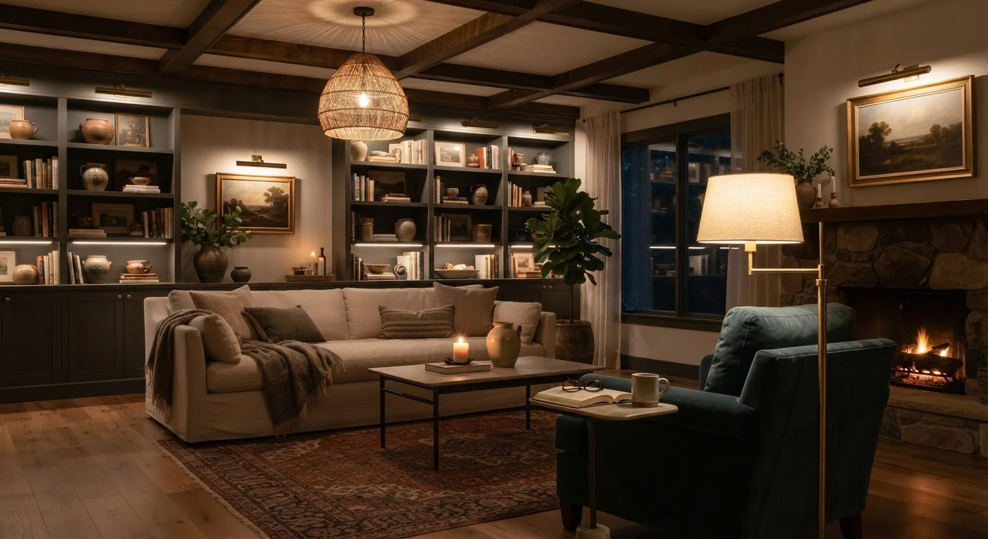 Lighting a Room Well: Layering Ambient, Task, and Accent Sources