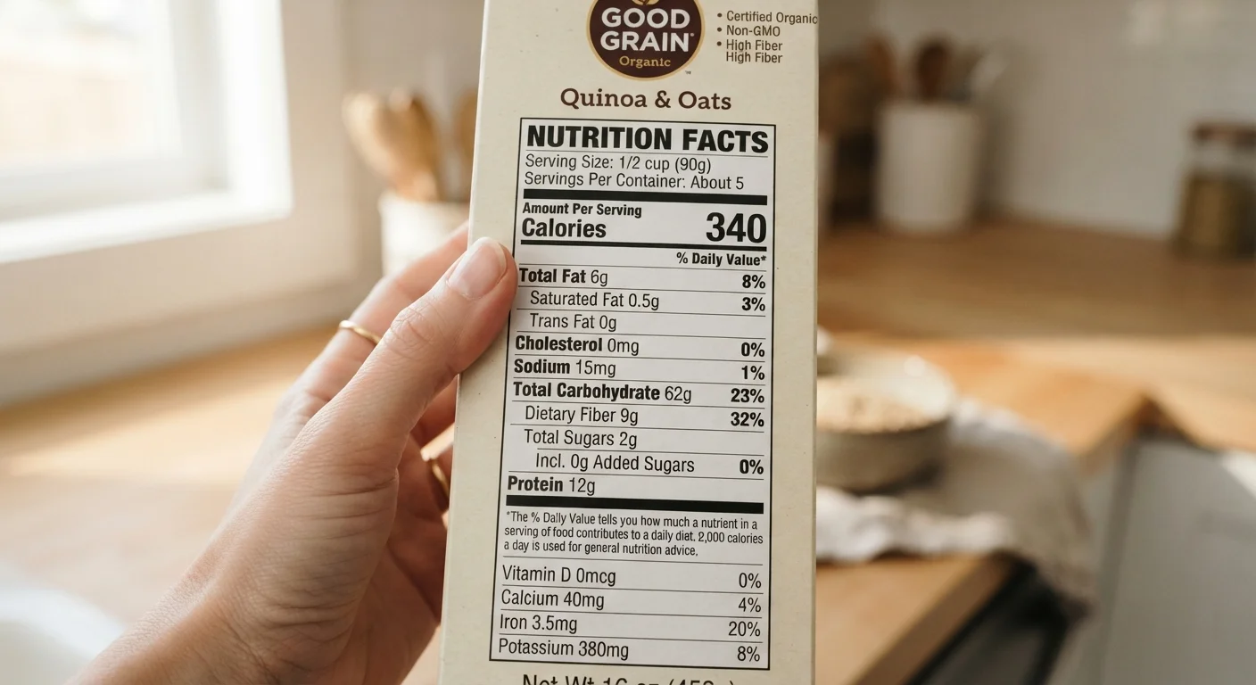 Reading a Nutrition Facts Label Without Getting Lost