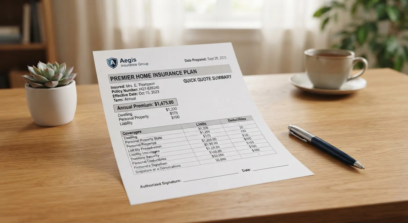 Reading an Insurance Quote: What the Numbers Actually Mean