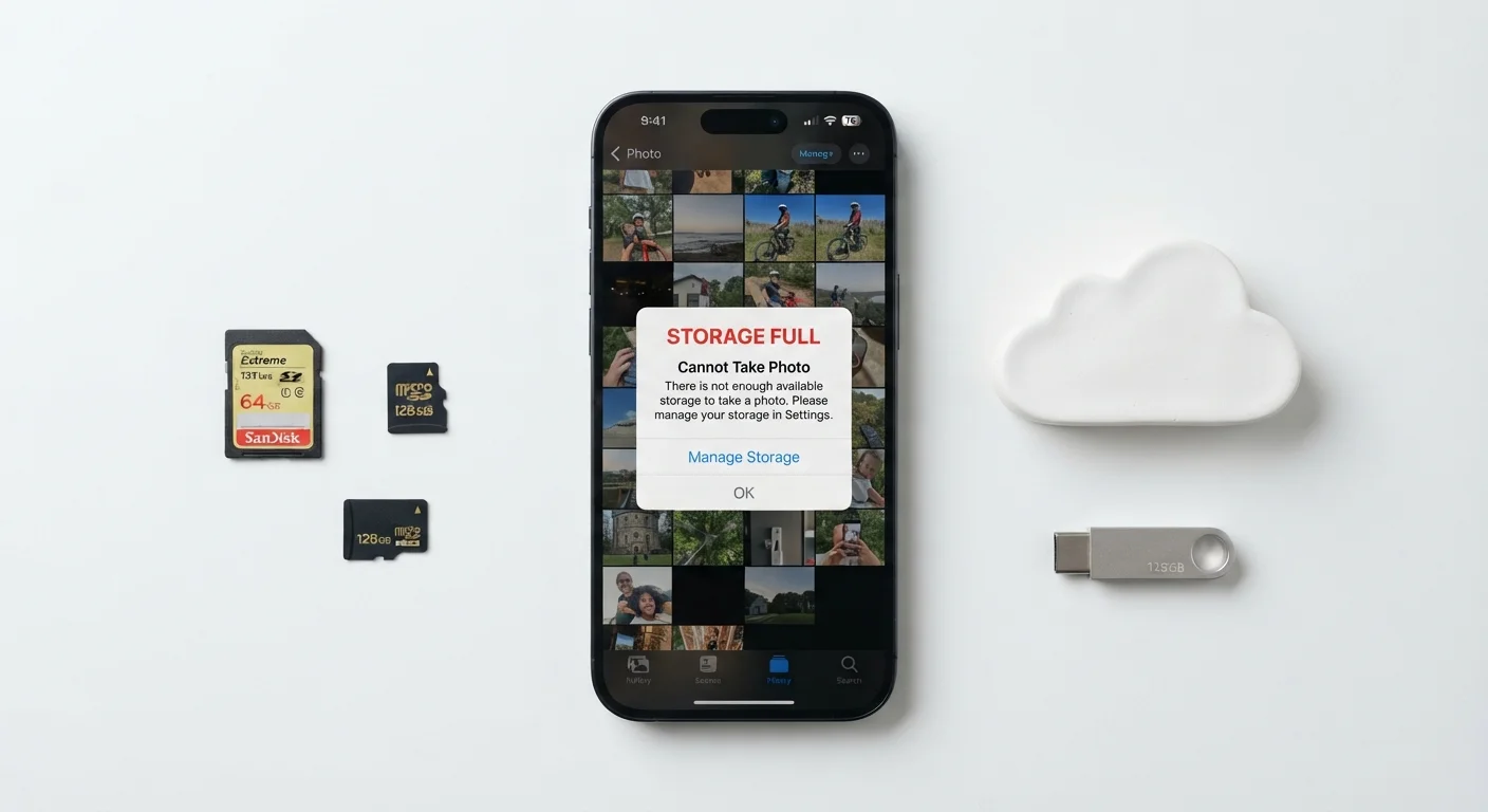 Storage Sizes, Cloud Sync, and What Happens When Your Phone Runs Out of Space