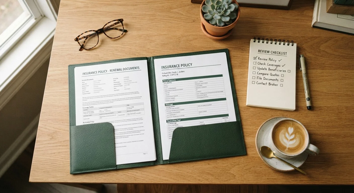 The Annual Insurance Checkup: What to Review Before Renewing Any Policy
