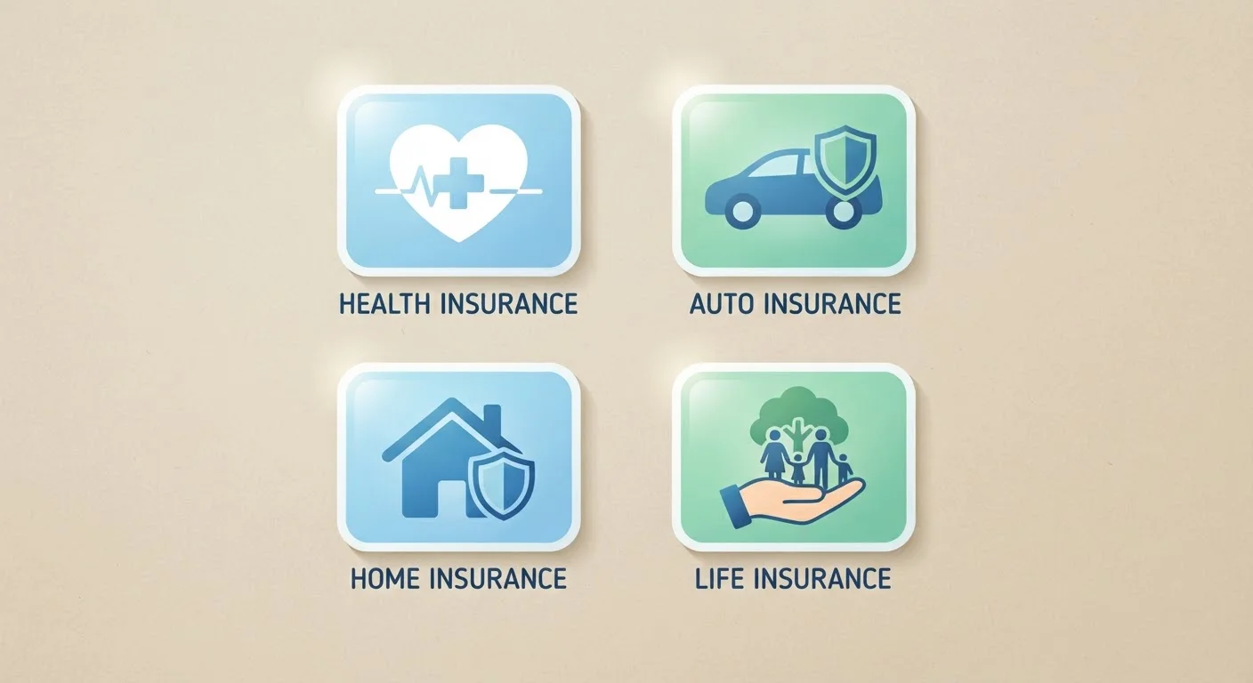 The Four Pillars of Personal Insurance: Health, Auto, Home, and Life