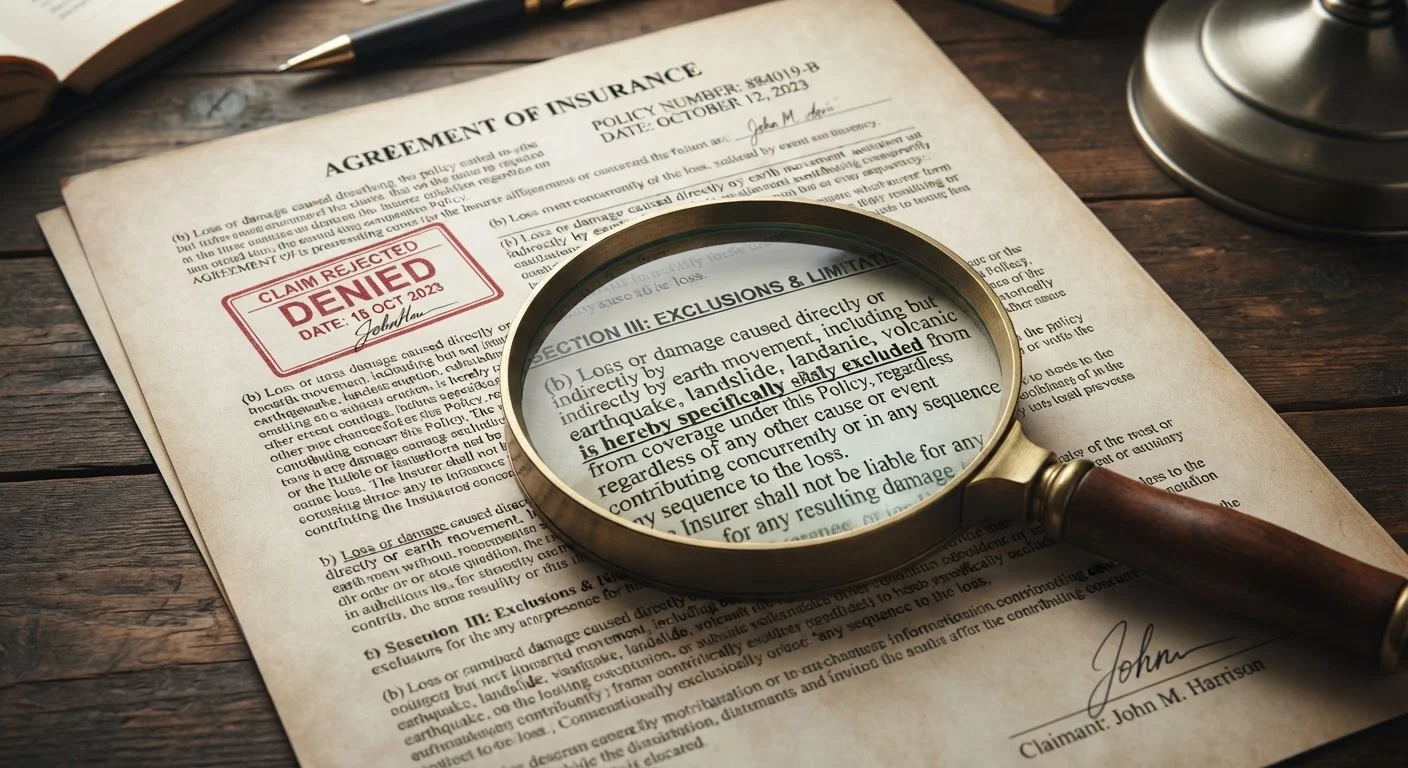 Why Claims Get Denied—and the Policy Language Behind Each Reason