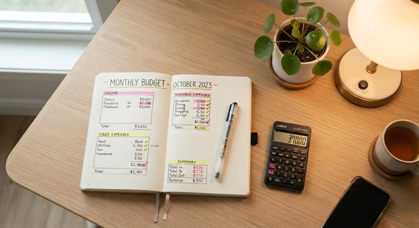 Your First Personal Budget, Built From Scratch